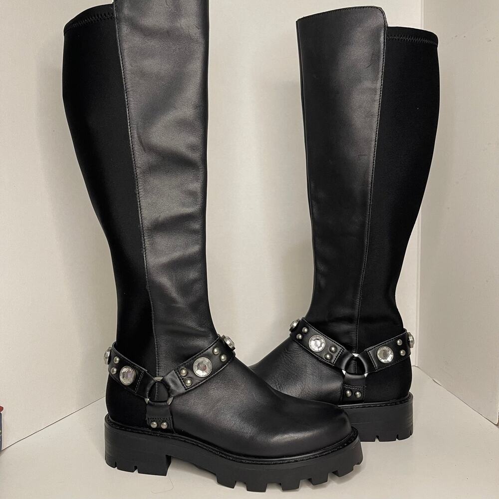 Karl Lagerfeld Milla Harness Boot Size 6 NWOB